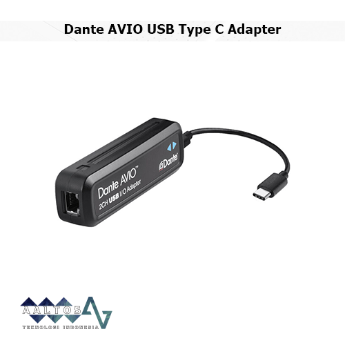 Dante AVIO USB Type C Adapter